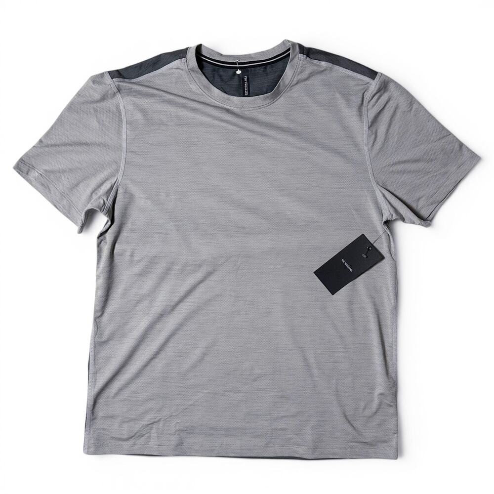 Ten Thousand Versatile Shirt Mens Size M Iron Gray Mesh Performance Training NWT